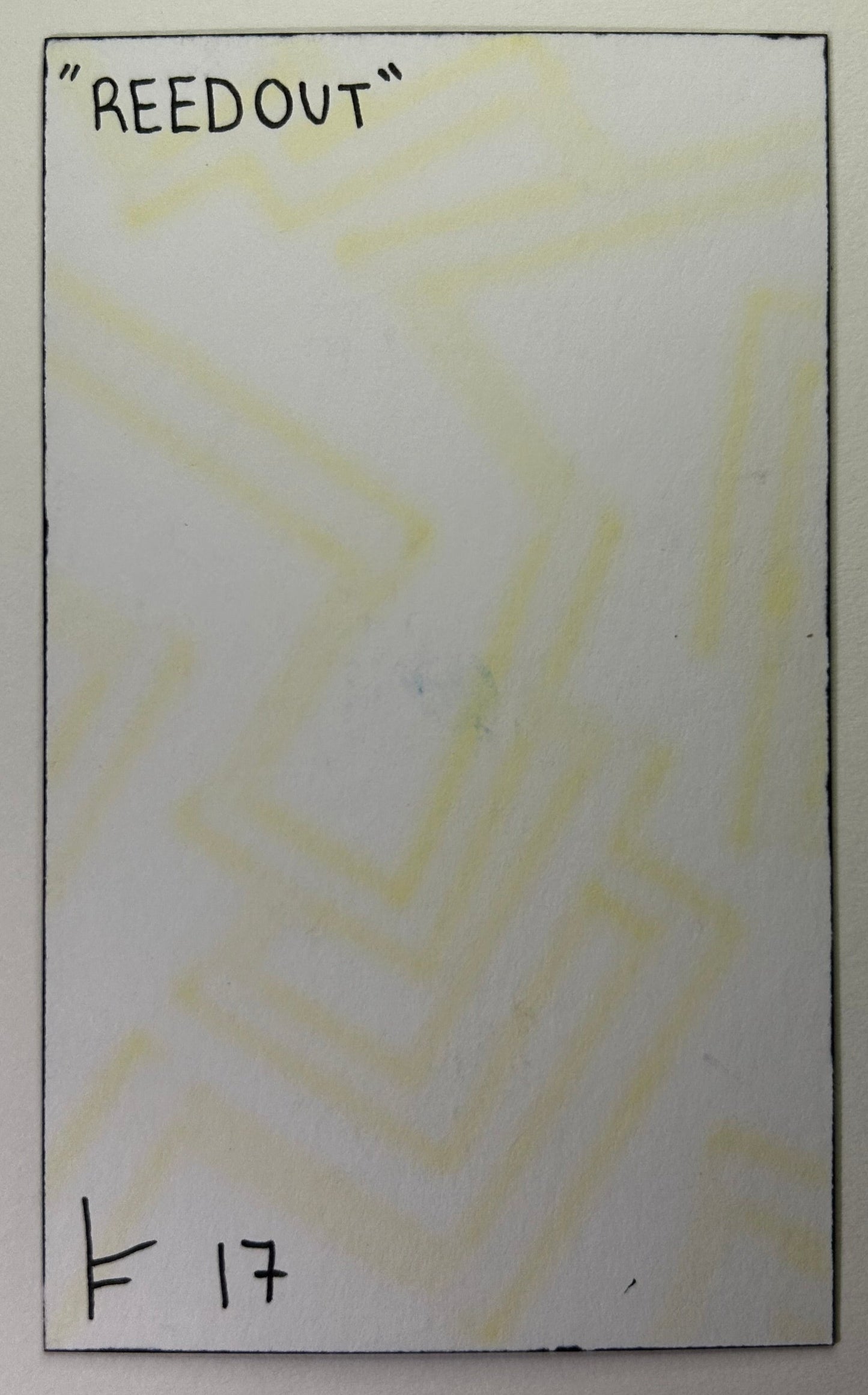 "Reedout"
