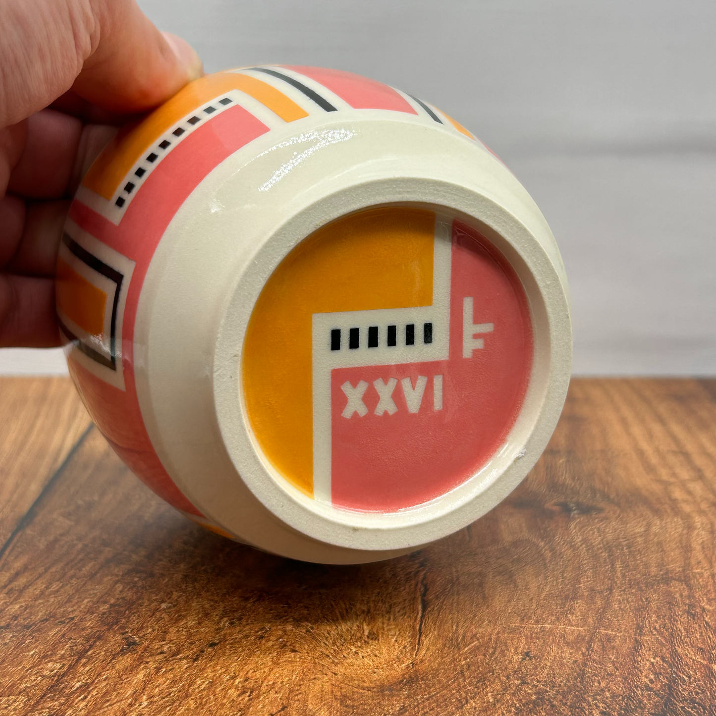 16oz (Apricot, Pink and Black)
