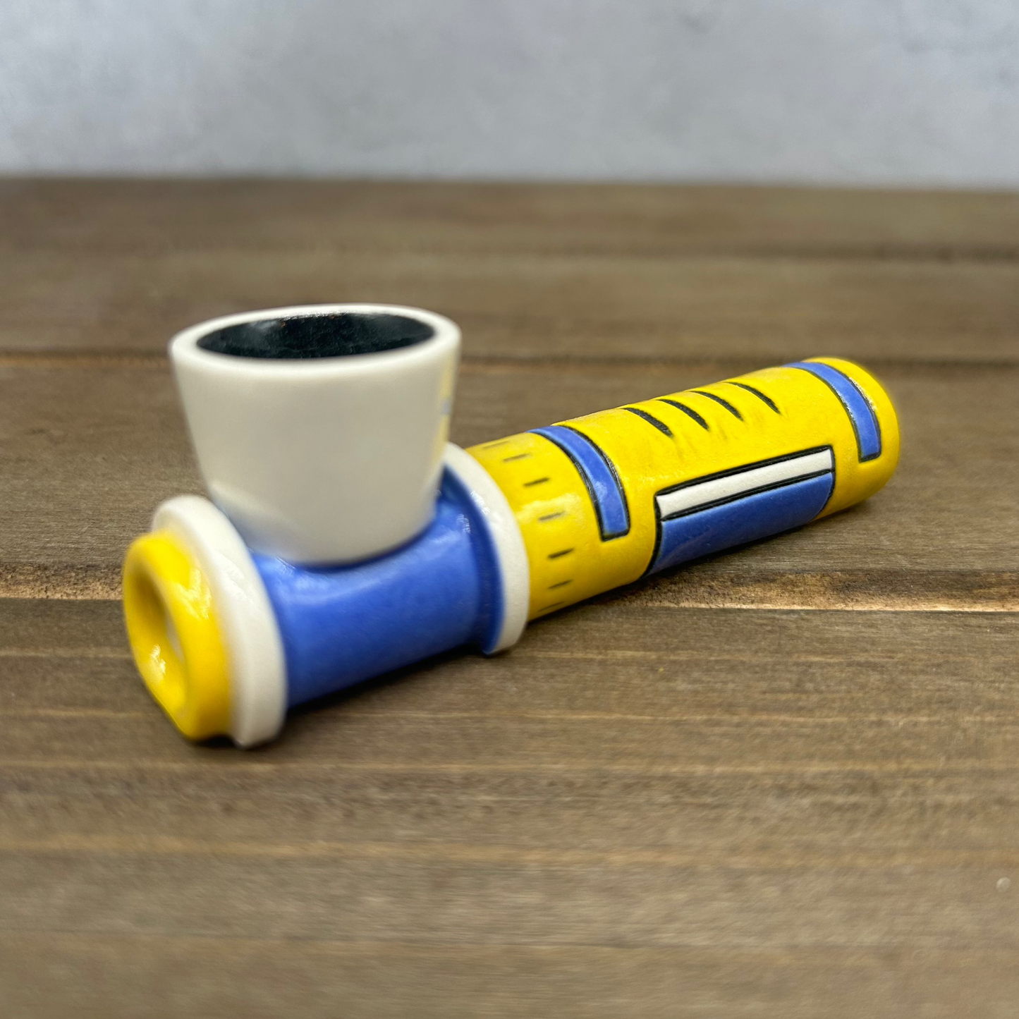 Yellow, Blue and Black