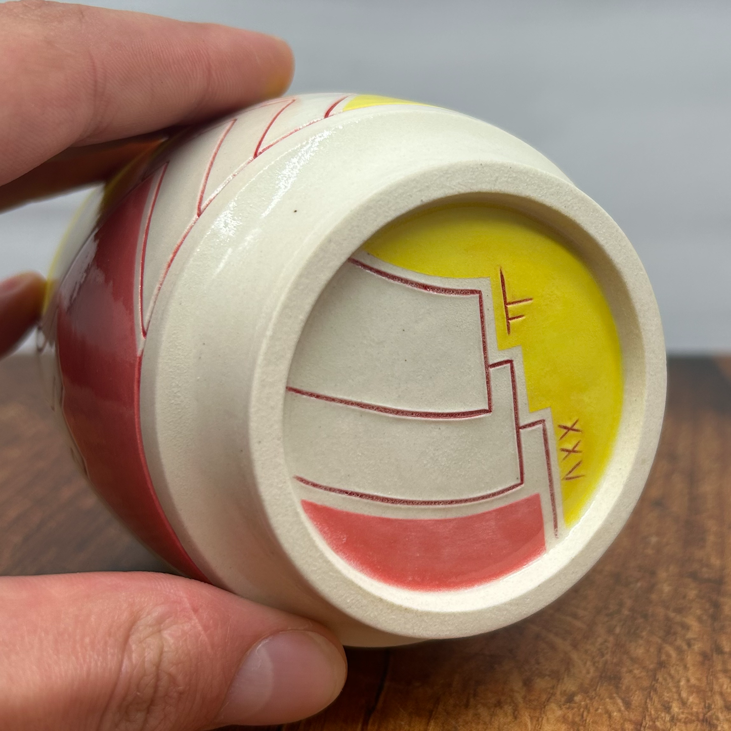 14oz (Pink, Yellow and Red)