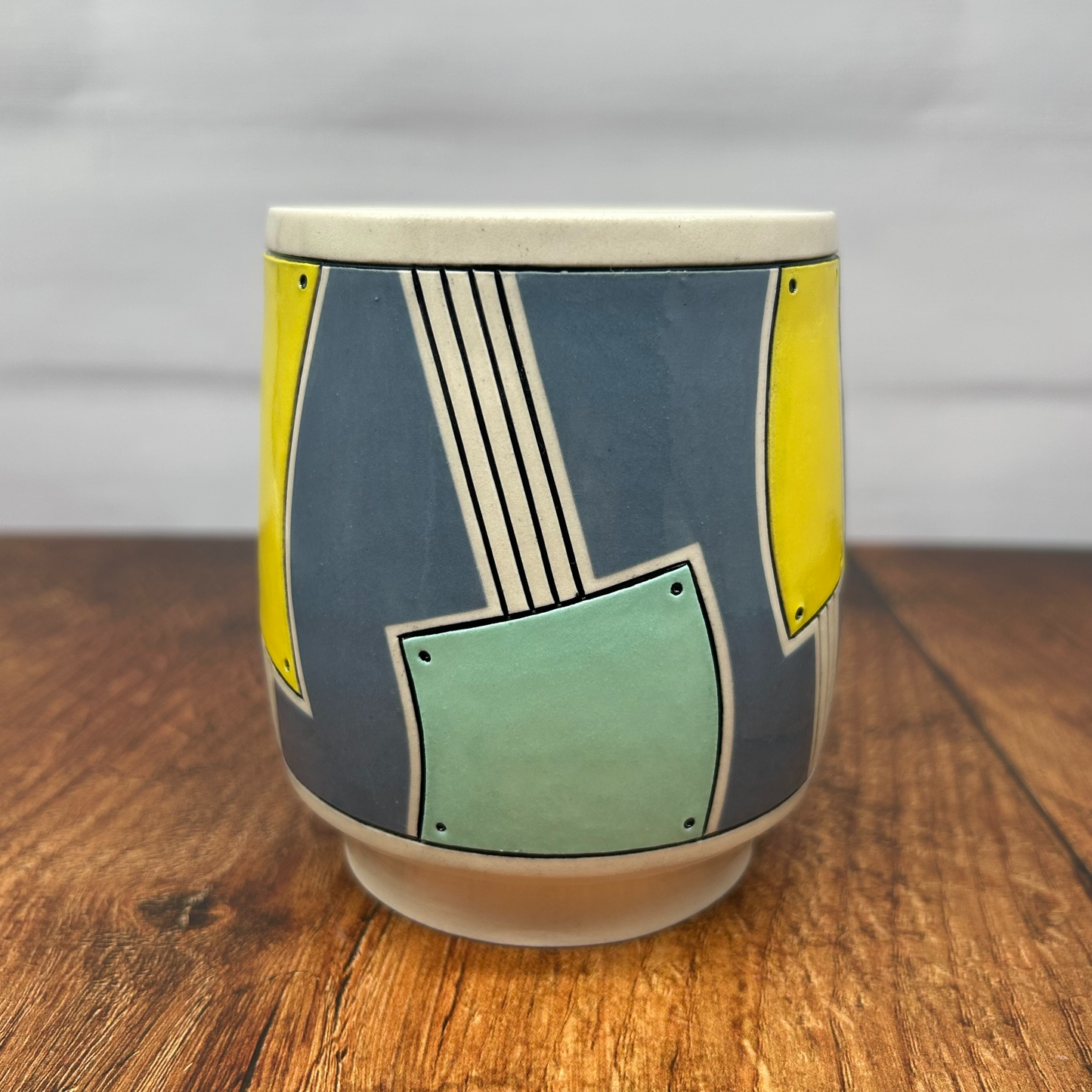 13oz (Yellow, Aqua and Gray)