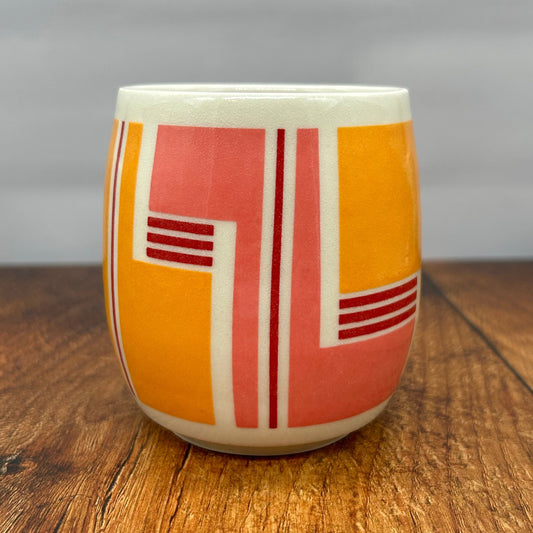 8oz Cup (Apricot, Pink and Red)