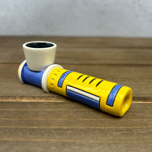Yellow, Blue and Black