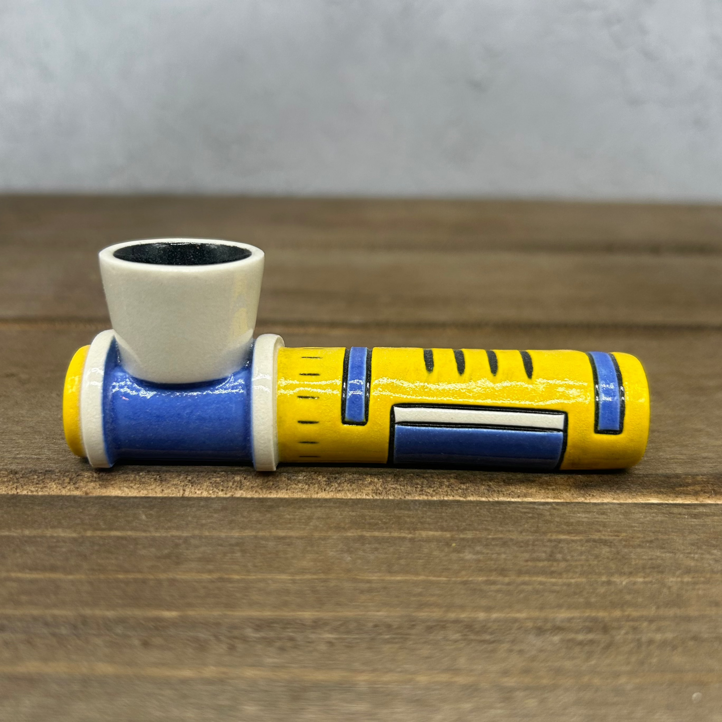 Yellow, Blue and Black