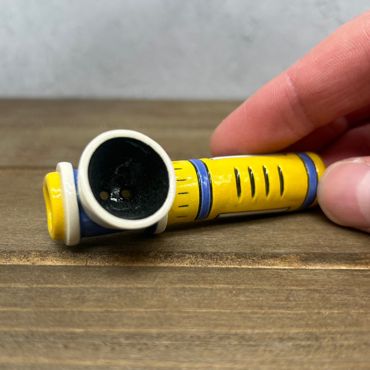 Yellow, Blue and Black