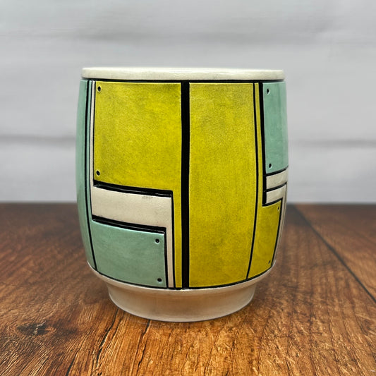 12oz (Yellow, Aqua and Black)