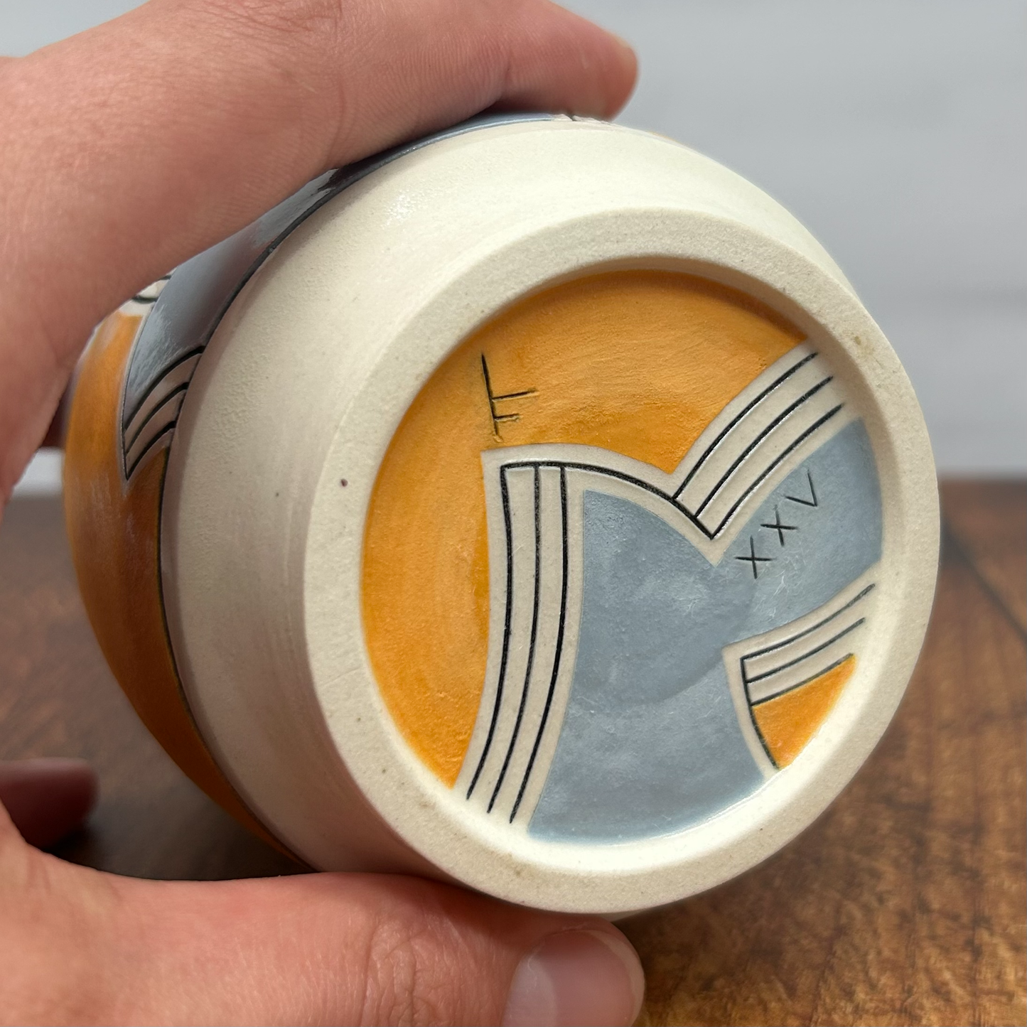 14oz (Fog, Apricot and Black)